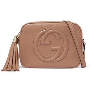Gucci Soho Leather Disco Bag-Rose Beige